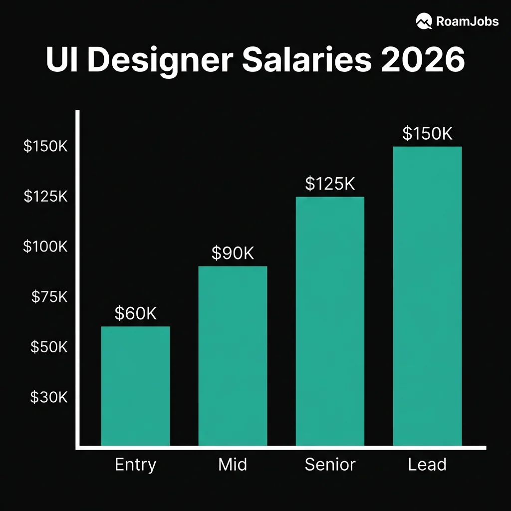 UI Designer Remote Salaries 2026